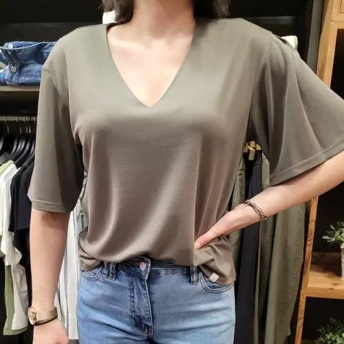 Passe Croisée | T-SHIRT KAKI 807 