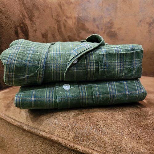 Passe Croisée | CHEMISE VELOURS CARREAUX 