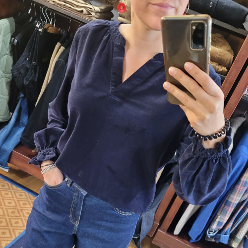 Passe Croisée | BLOUSE VELOURS CORY 