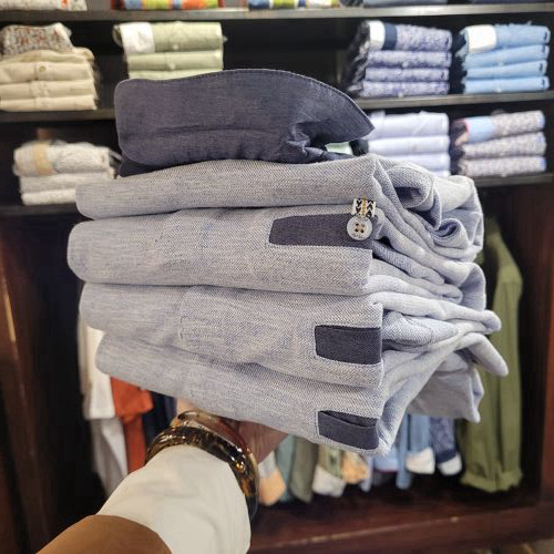 Passe Croisée | POLO CHAMBRAY C040