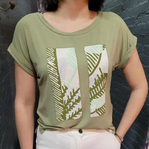 Passe Croisée | T-SHIRT KAKI 802